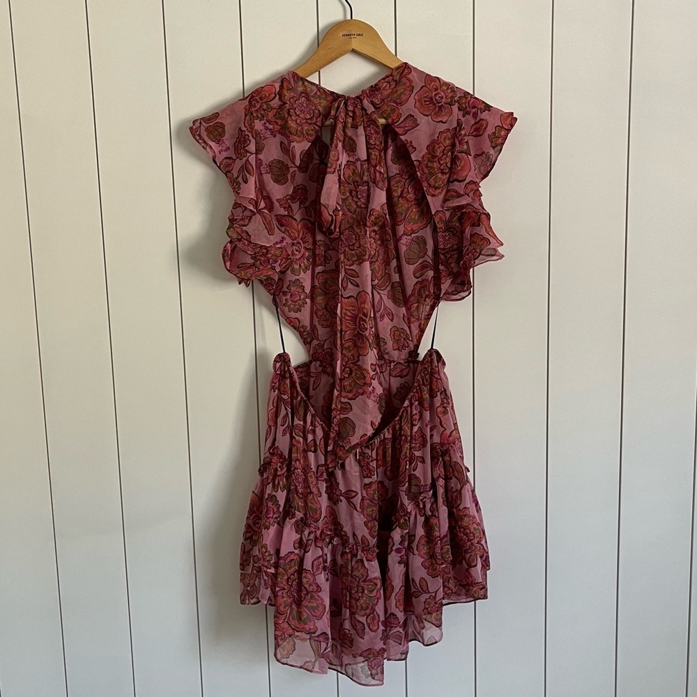 Misa Los Angeles Shadi Mini Dress Amaranth Flora - Picture 5 of 5